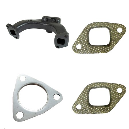 Aic Replacement Parts 72098614 Exhaust Manifold w/ Elbow & Gaskets Fits Massey Ferguson 32805522M91-GASKET-ELBOW